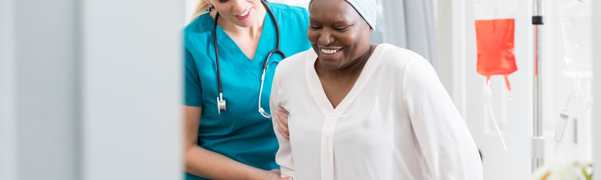 home care nurse and her clients